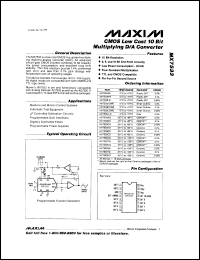 Click here to download MAX7533AD Datasheet