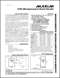 Click here to download MAX809T Datasheet