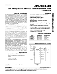 Click here to download MAX9395ETI Datasheet