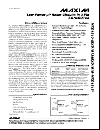 Click here to download MXD1810-MXD1818 Datasheet