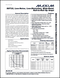 Click here to download MAX4489AUA-T Datasheet