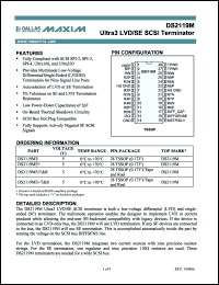 Click here to download DS2119ME Datasheet