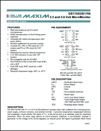 Click here to download DS1706TEUA Datasheet