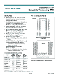 Click here to download DS1647-120 Datasheet