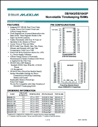 Click here to download DS1643-70+ Datasheet