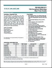 Click here to download DS1501WE/T&R Datasheet