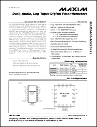 Click here to download MAX5409ETE+ Datasheet