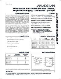 Click here to download MAX4247AUB+ Datasheet