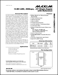 Click here to download MAX1142ACAP-T Datasheet