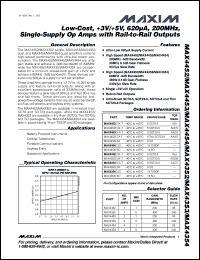 Click here to download MAX4452EXK+ Datasheet