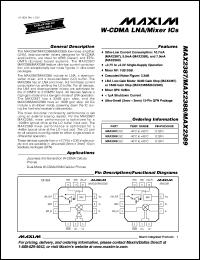 Click here to download MAX2389EGC-T Datasheet