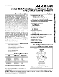 Click here to download MAX4630ESD-T Datasheet