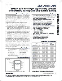 Click here to download MAX6365HKA23+ Datasheet