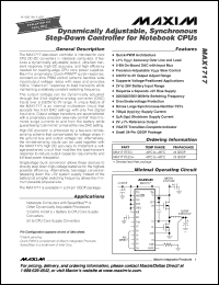 Click here to download MAX1717EEG+ Datasheet