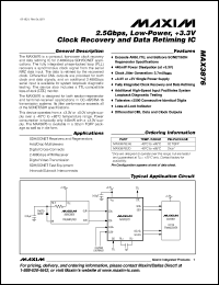 Click here to download MAX3876EHJ-T Datasheet