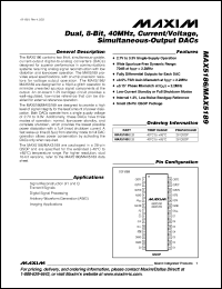 Click here to download MAX5189BEEI+ Datasheet