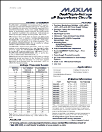 Click here to download MAX6351TZUT-T Datasheet