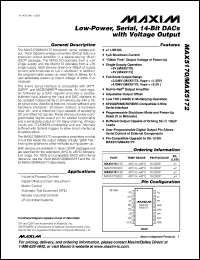 Click here to download MAX5170BEEE+ Datasheet