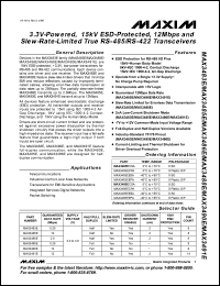 Click here to download MAX3491ECSD-T Datasheet