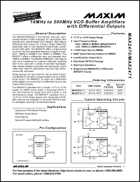 Click here to download MAX2470EUT Datasheet