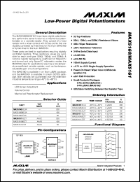 Click here to download MAX5160LEUA+ Datasheet