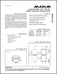 Click here to download MAX3120ESA-T Datasheet