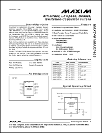 Click here to download MAX7401ESA-T Datasheet