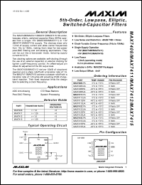 Click here to download MAX7408EUA+ Datasheet