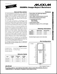 Click here to download MAX2442EAI+ Datasheet