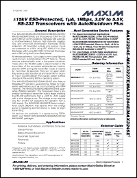 Click here to download MAX3224ECTP Datasheet