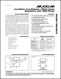 Click here to download MAX8877EZK26+ Datasheet