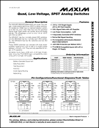 Click here to download MAX4522CUE-T Datasheet