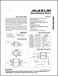 Click here to download ICM7555IPA+ Datasheet