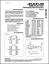 Click here to download MX7530LCWE-T Datasheet