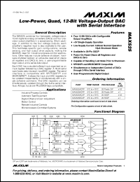 Click here to download MAX525BCAP-T Datasheet