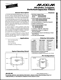 Click here to download MAX295CSA-T Datasheet