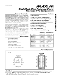 Click here to download MAX913CSA-T Datasheet