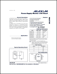 Click here to download MAX709RESA-T Datasheet