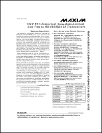 Click here to download MAX490ECUA-T Datasheet