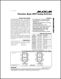 Click here to download MAX364CSE+ Datasheet