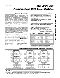 Click here to download MAX351CSE+ Datasheet