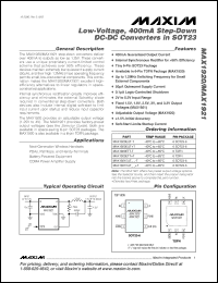 Click here to download MAX1921EUT15 Datasheet