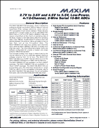 Click here to download MAX1136MEUA-T Datasheet