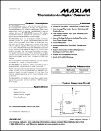 Click here to download MAX6682MUA+T Datasheet