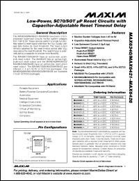 Click here to download MAX6424UK45-T Datasheet