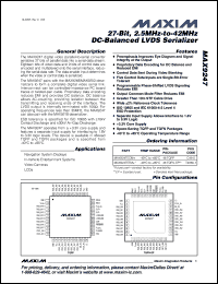 Click here to download MAX9247ETM+T Datasheet