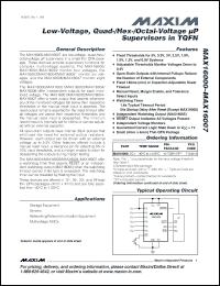 Click here to download MAX16007DTP+ Datasheet