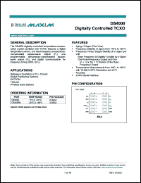 Click here to download DS4000CW/WBGA Datasheet