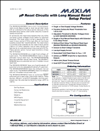 Click here to download MAX6447UK31L-T Datasheet