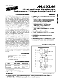 Click here to download MAX5863ETM+TD Datasheet